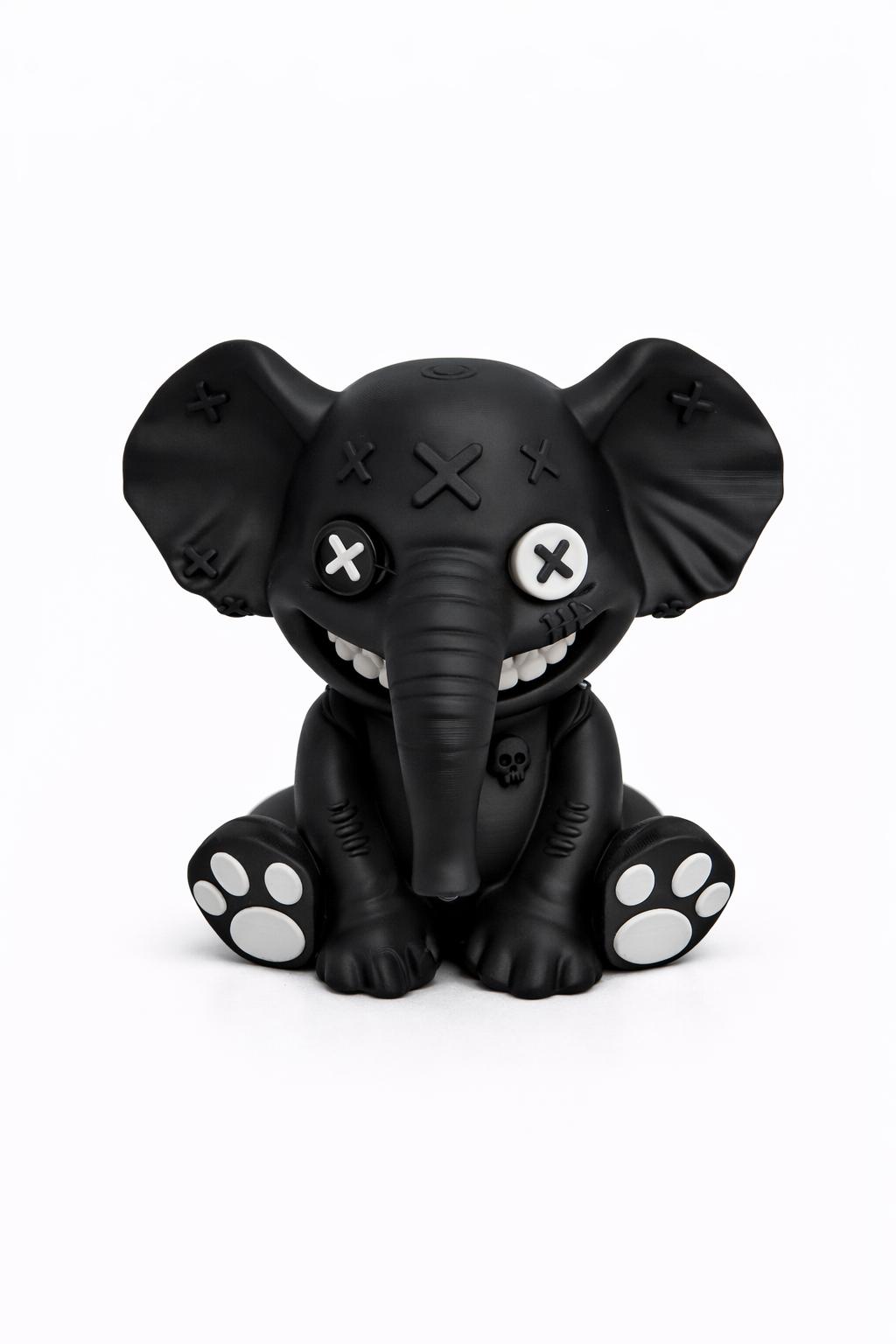 Elefante Bebé Negro